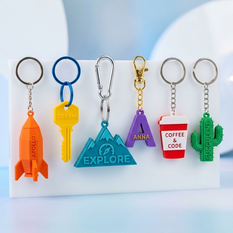 Llaveros 3D Personalizados Corporativos NexCoreFab Venezuela